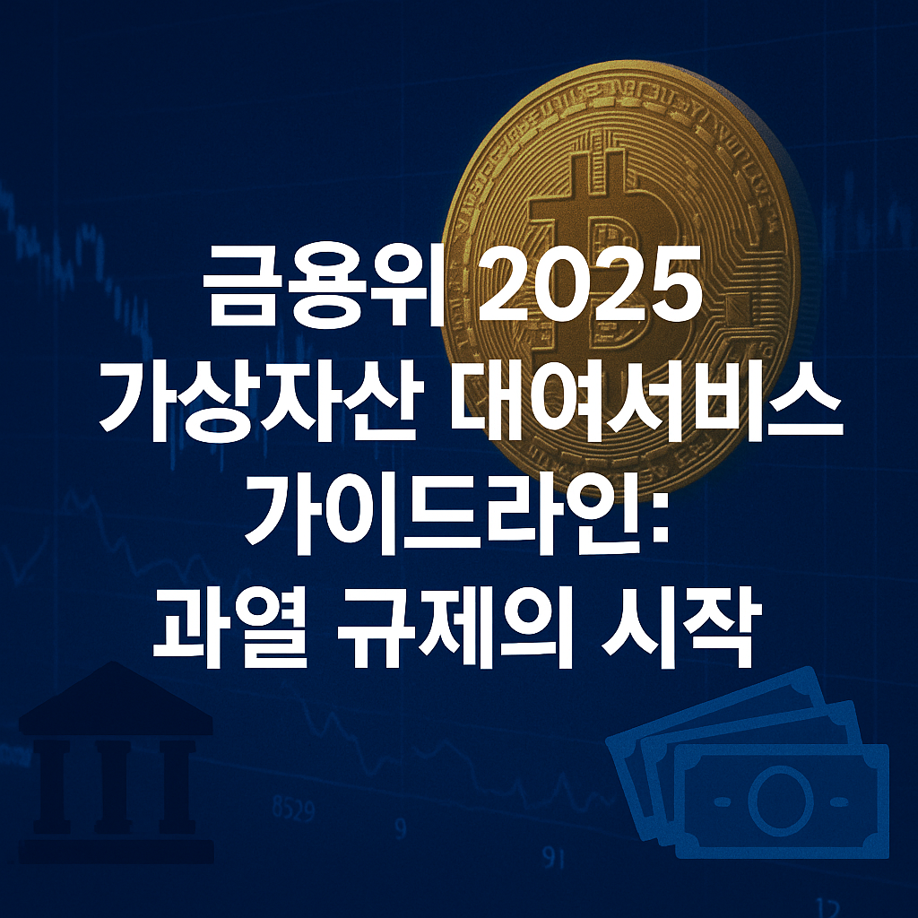 금융위 2025 가상자산 대여서비스 가이드