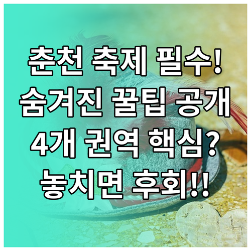 2025 춘천 4개 권역 축제 온의동..