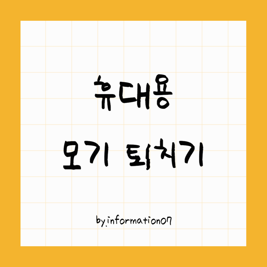 휴대용 모기 퇴치기
