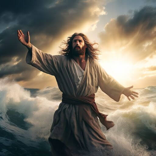 예수께서 바람과 바다를 꾸짖음