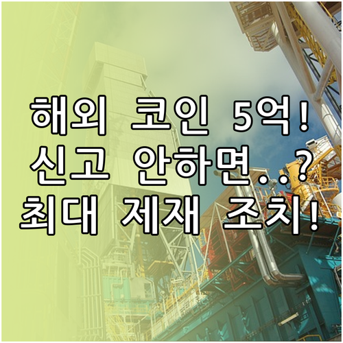 즉시 확인 해외 가상자산 계좌 5억 ..