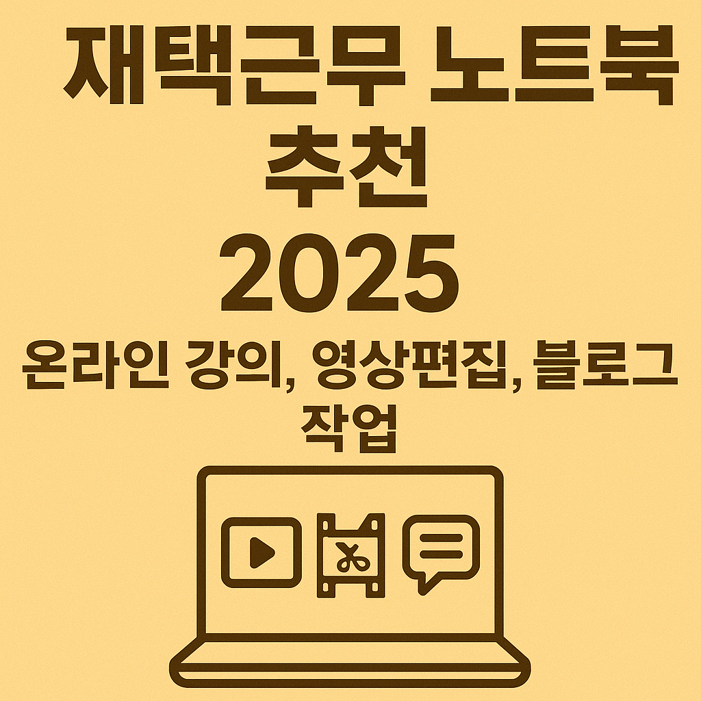 재택근무용 노트북 추천