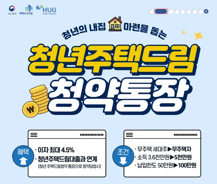 청년주택드림 청약 통장 대출