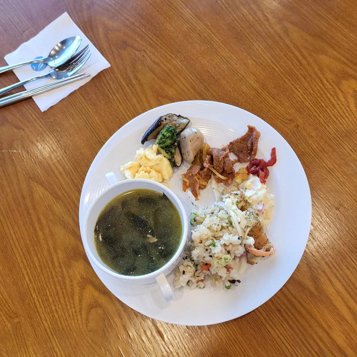 조식-뷔페-한-접시