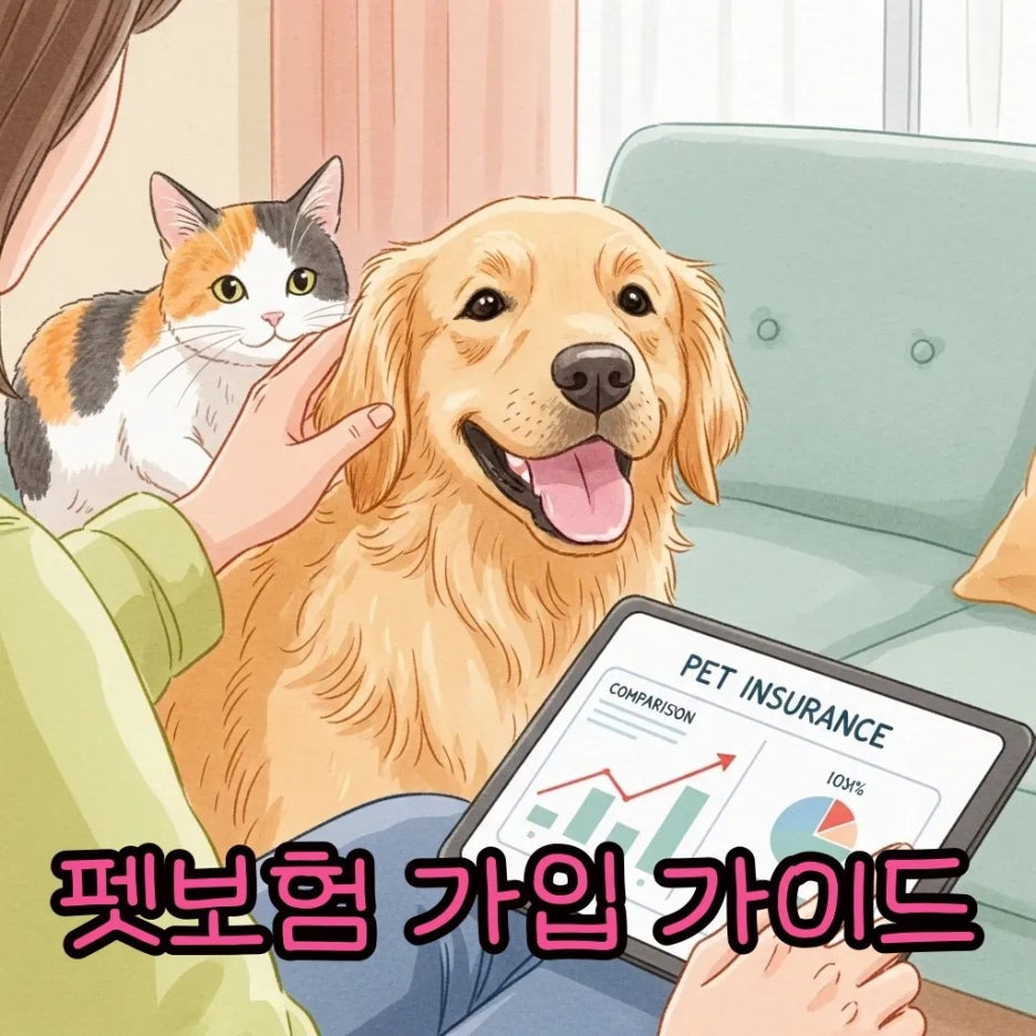 반려동물과 행복한 시간을 보내는 모습