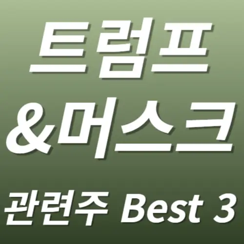 트럼프&amp;머스크 관련주