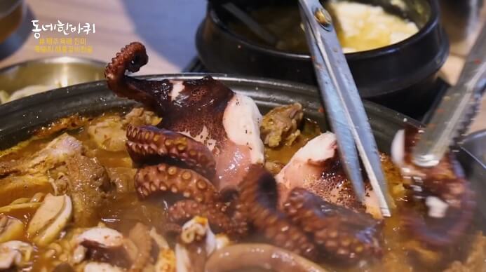 흑돼지해물갈비전골