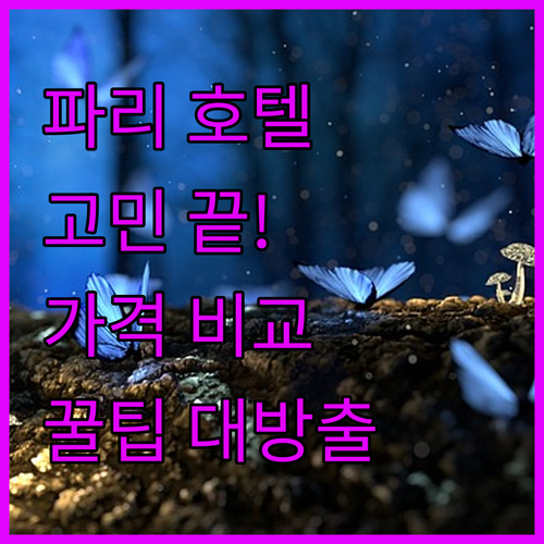 파리 호텔 고민 끝! 위치, 가격, 