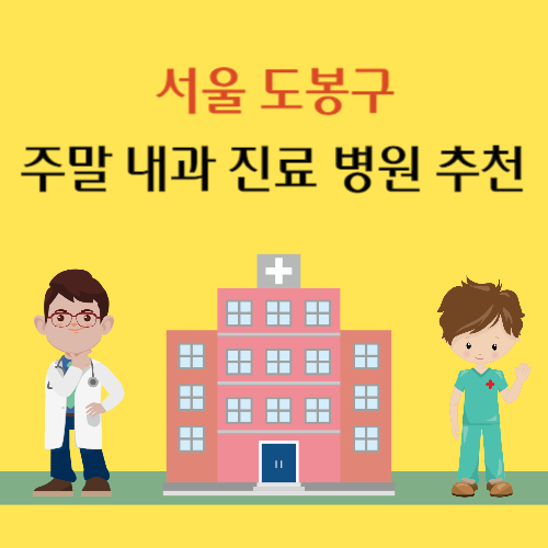서울 도봉구 주말 내과 진료 병원 추천