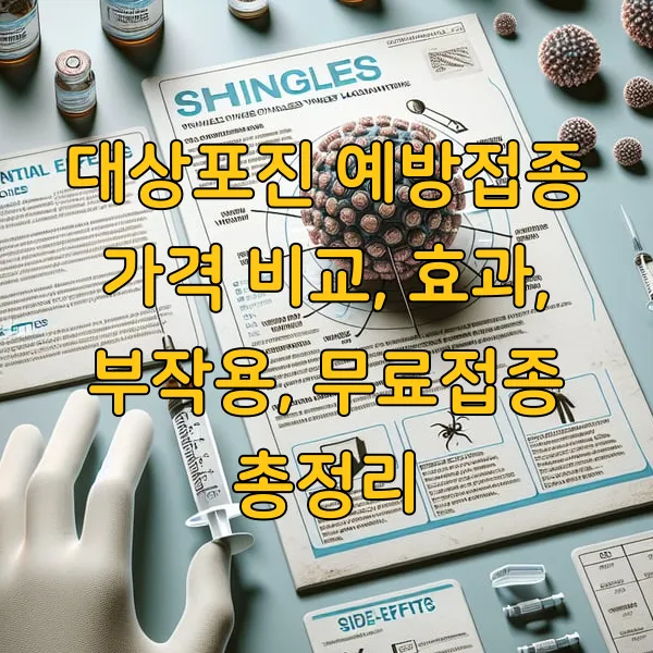 대상포진 예방접종 가격 비교, 효과, 부작용, 무료접종 총정리
