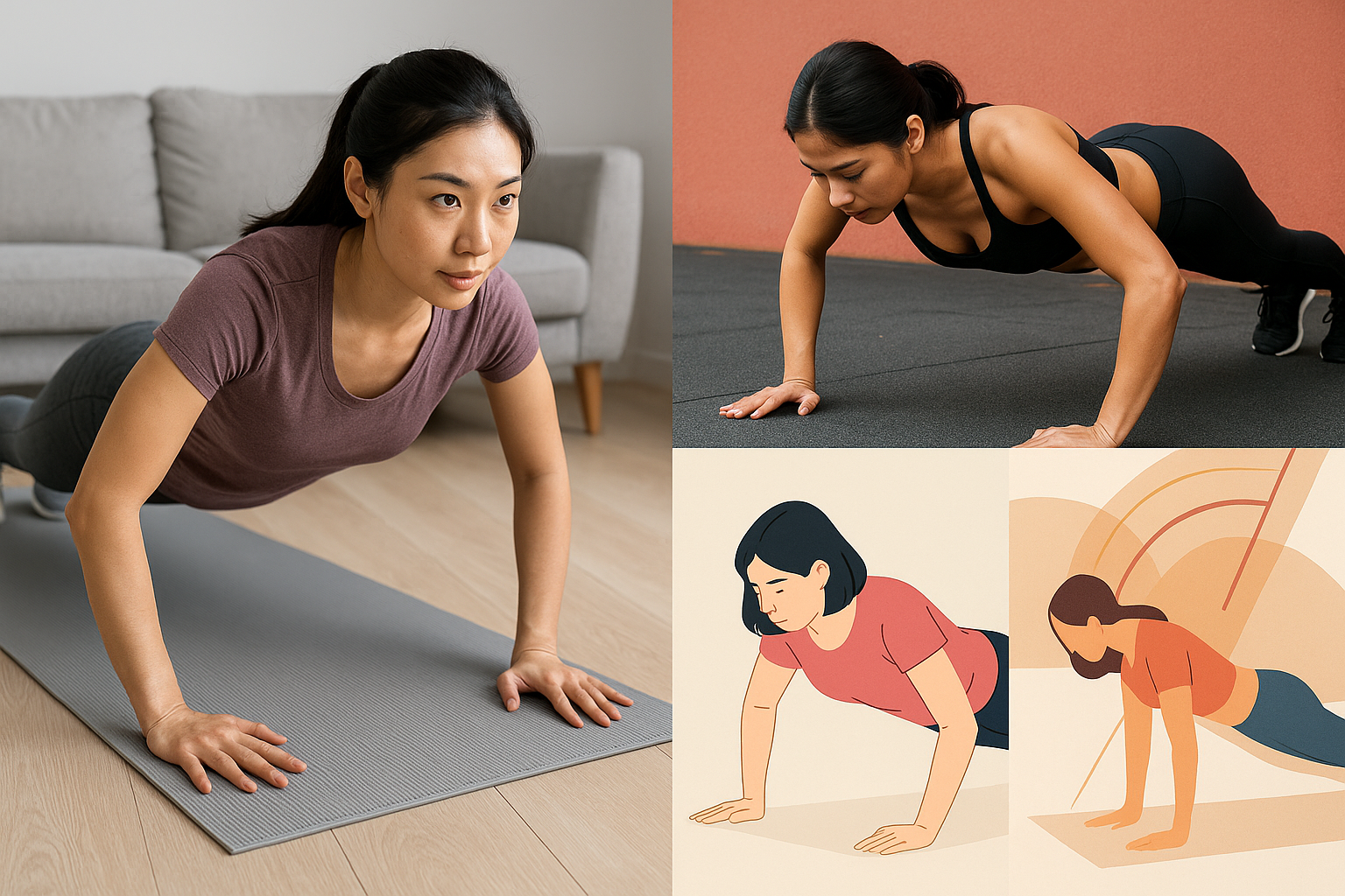 더블 다운 푸시업