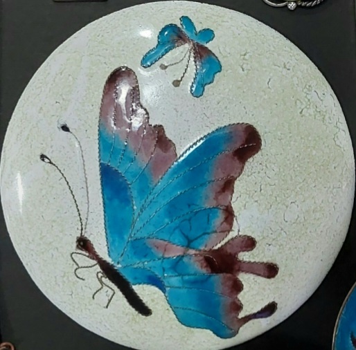 칠보공예 동선 크랙기법 작품