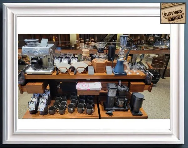 스타벅스 리저브 커피 제조용 제품들