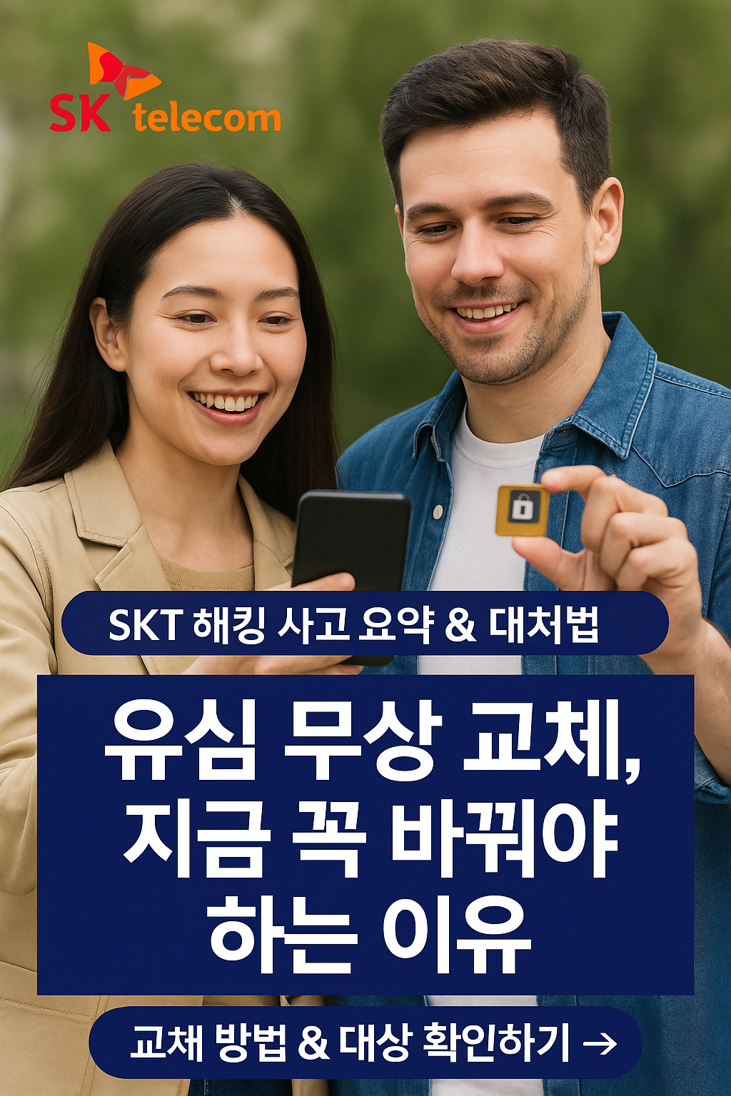 SKT 해킹 사고 &amp; 유심 무상 교체, 지금 꼭 바꿔야 하는 이유!