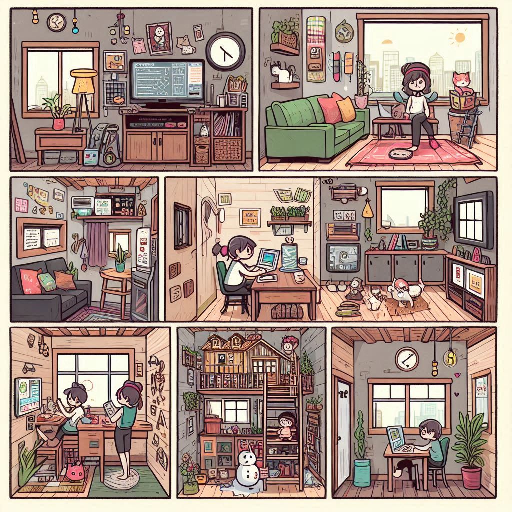 작은 집에서의 삶 : 효율적 공간 활용 팁