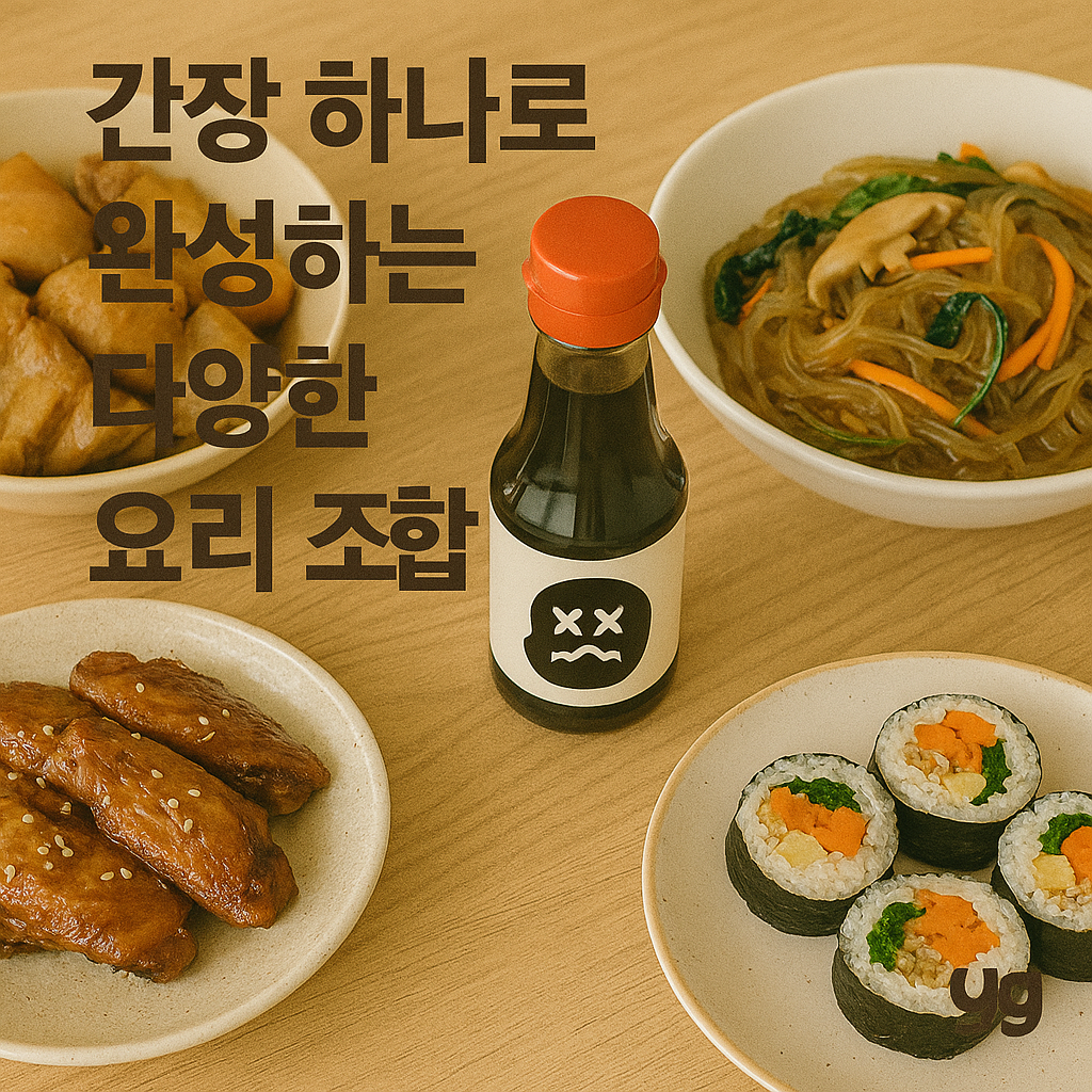 간장 하나로 완성하는 다양한 요리 조합