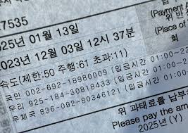 속도위반 범칙금 과태료