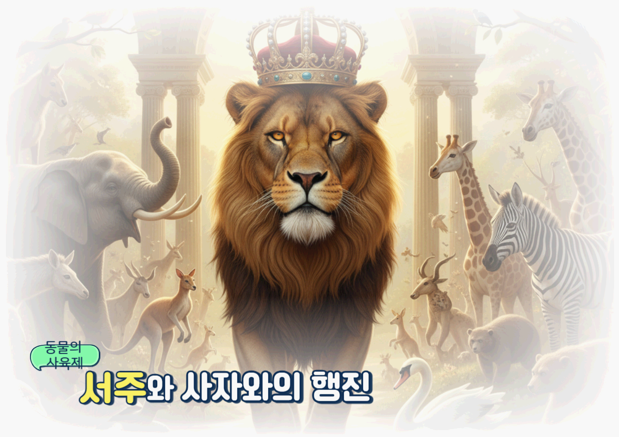 [생상의 동물의 사육제] ① 서주와 사자왕의 행진