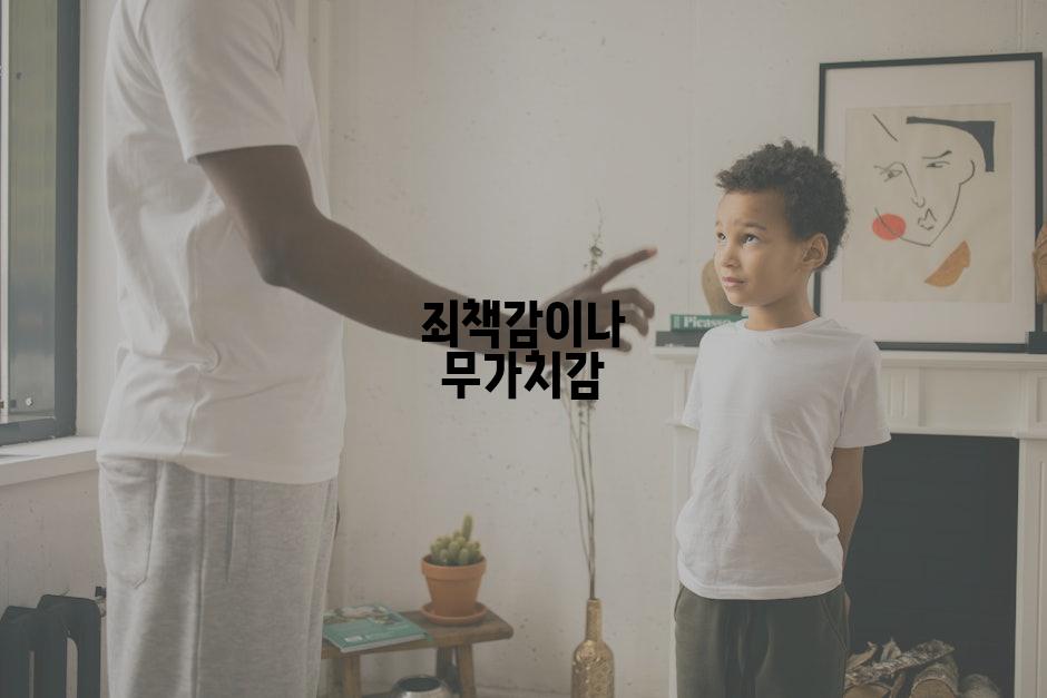 죄책감이나 무가치감