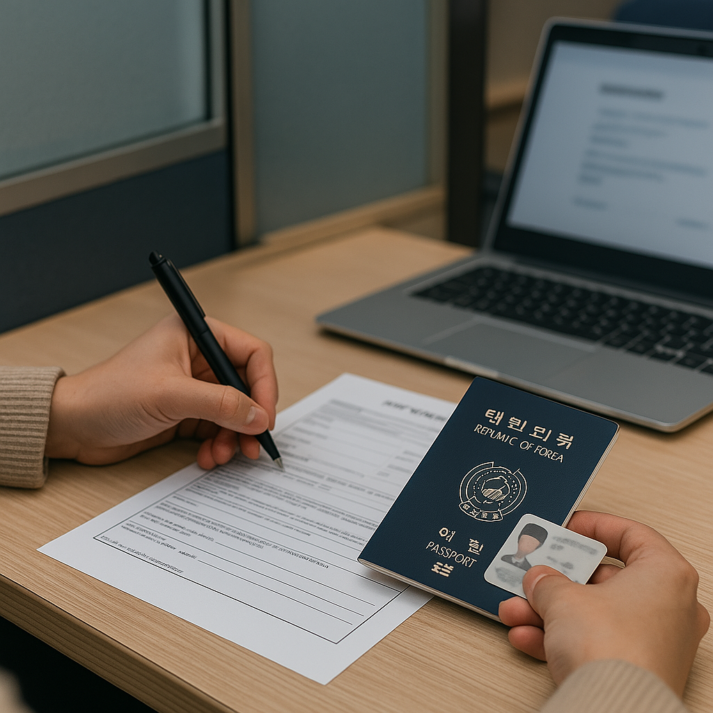여권 발급 관련 사진