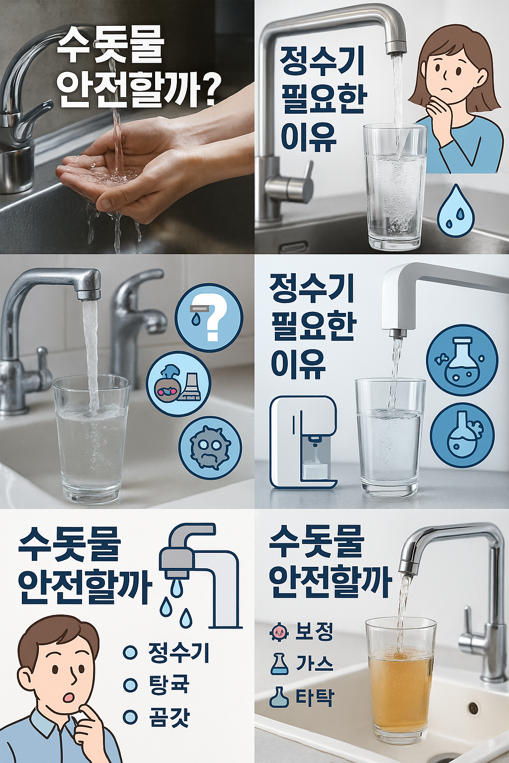 수돗물 안전할까? 정수기 필요한 이유 이미지