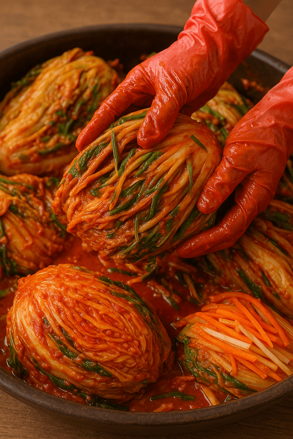 김장 양념 황금 비율로 완성된 김장 김치