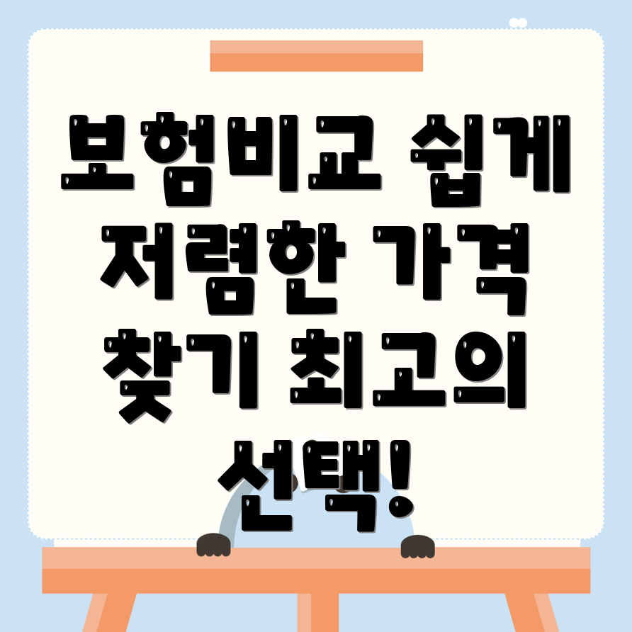 자동차보험 비교견적