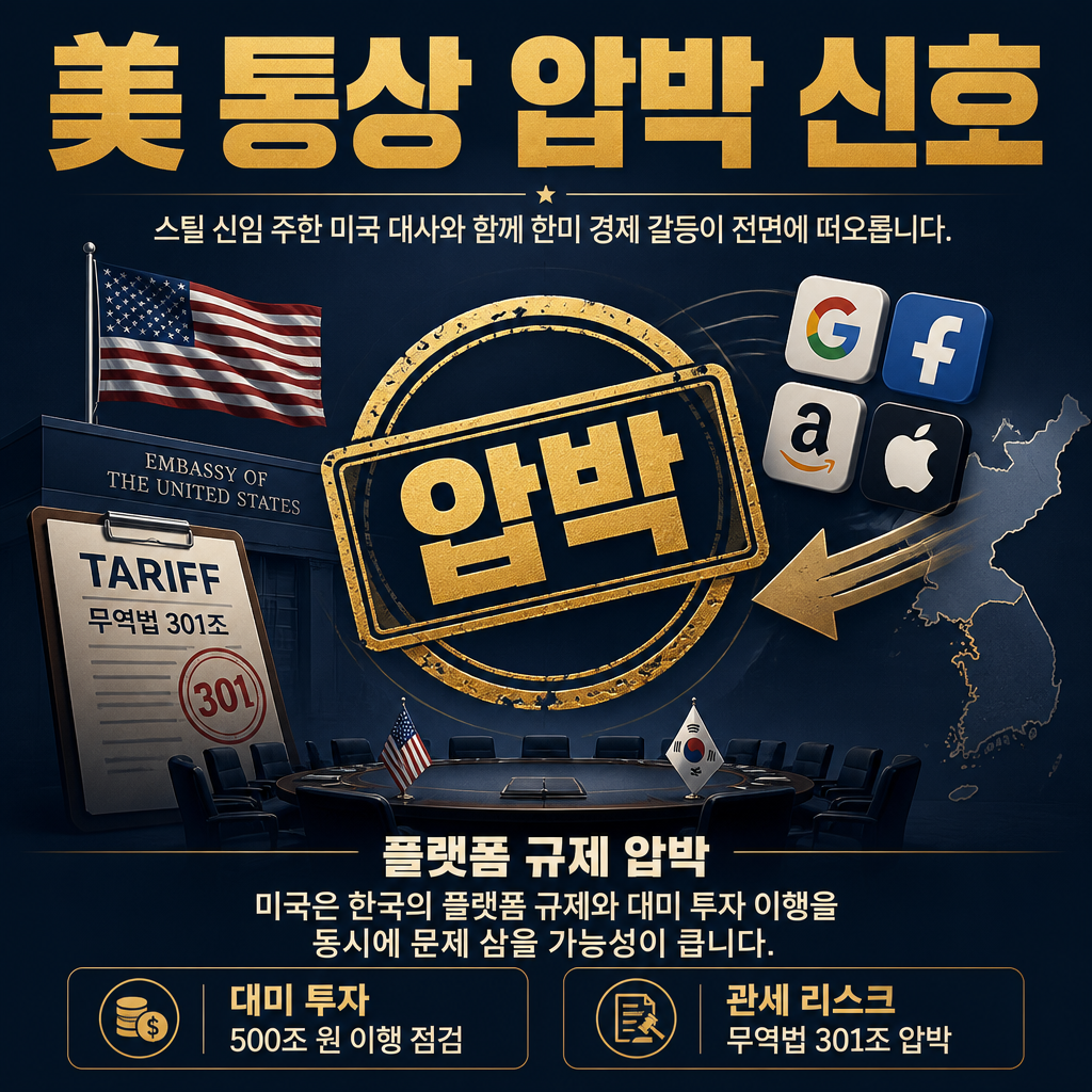 美 통상 압박 신호