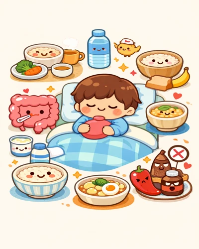 장염 관리에 좋은 음식 조합