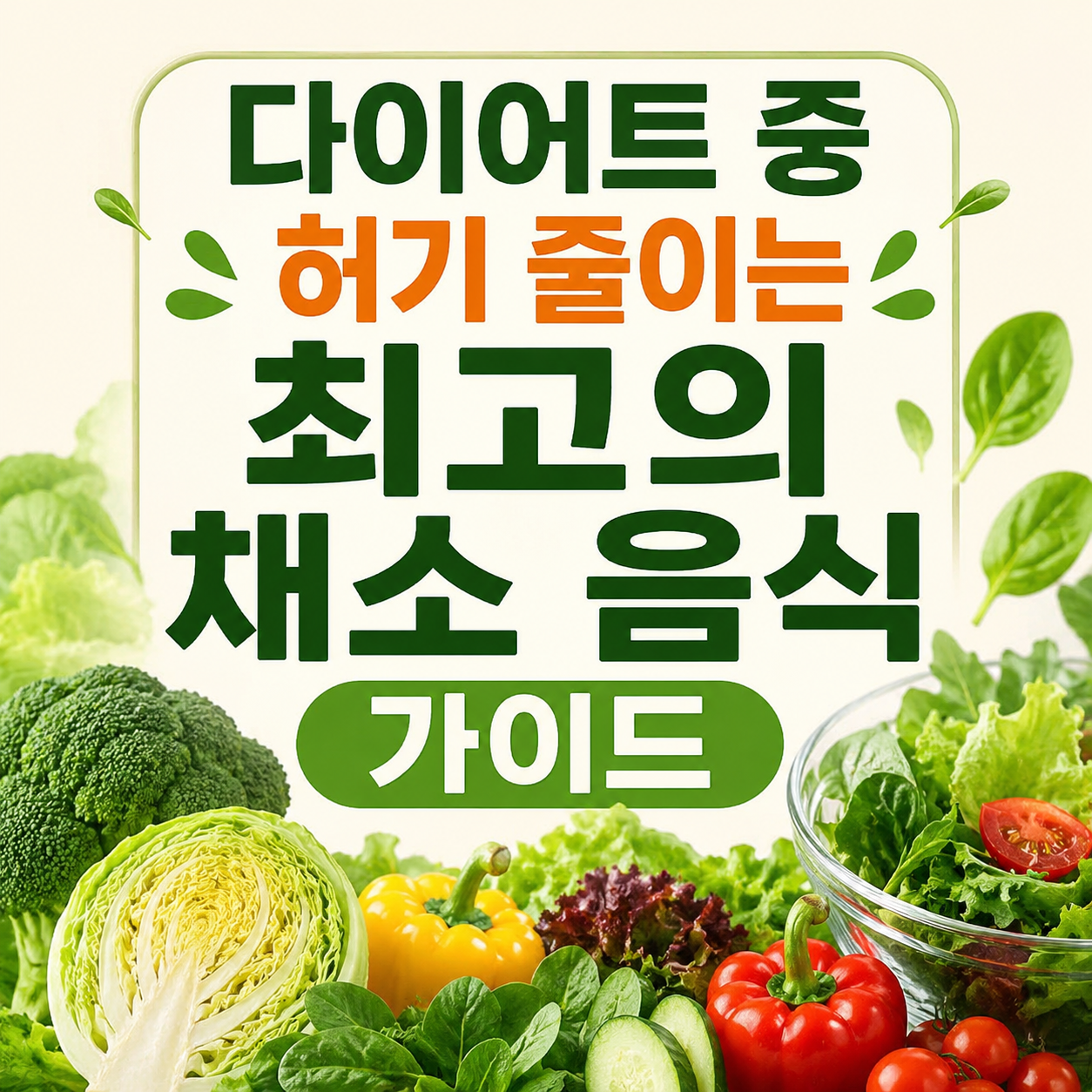 포만감 높은 채소 음식