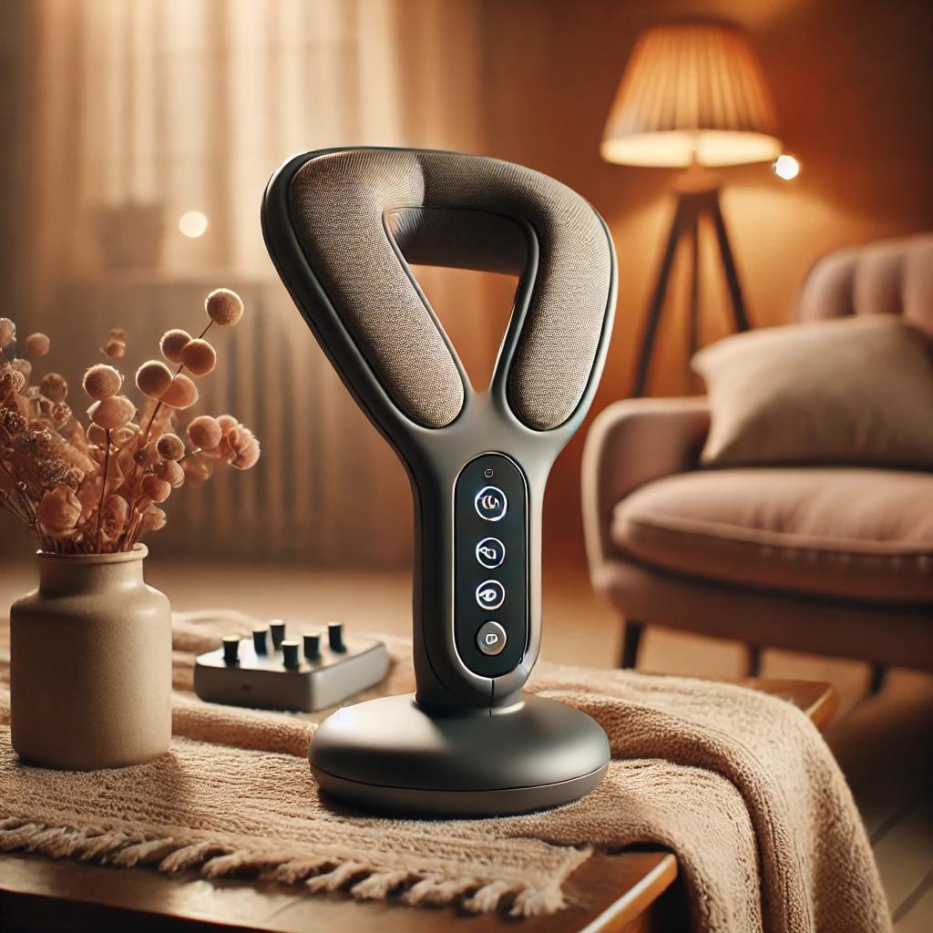 ems 저주파 목 어깨 마사지기