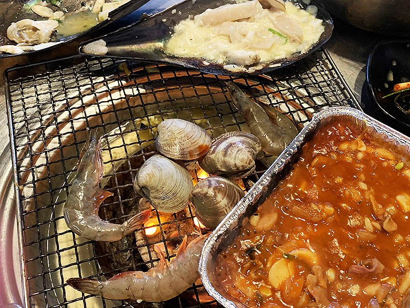 부산 태종대 조개구이 '사랑방 조개구이'