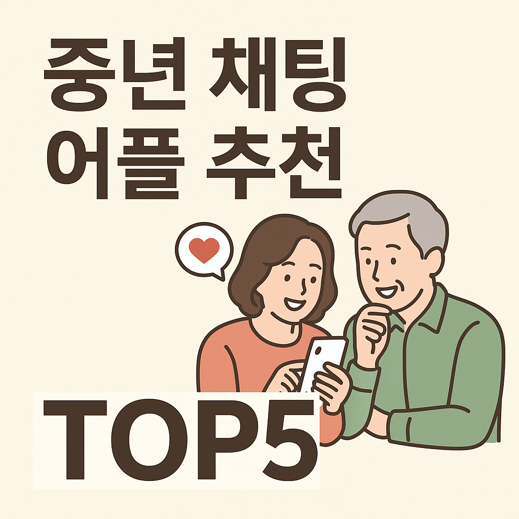 중년 채팅 어플