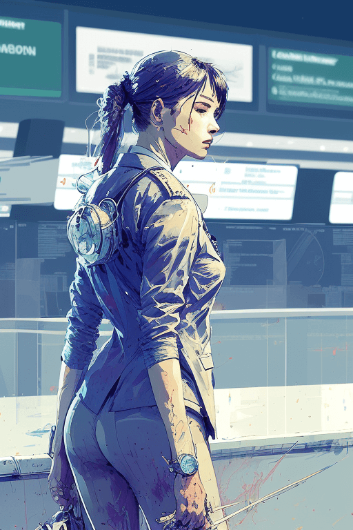 Playground AI로 생성한 그림(3) - 혼자 떠나는 배낭 여행