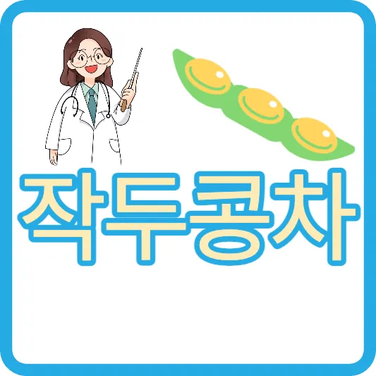 물대신 먹는차 작두콩차 효능 도두 카페인없는 차