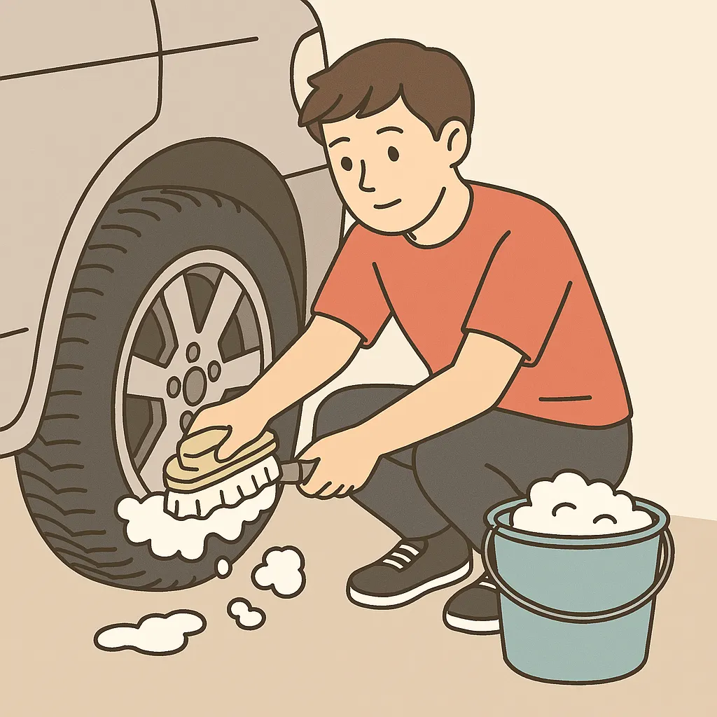 타이어와 휠 세차 셀프세차 초보라면 이렇게만 하세요!