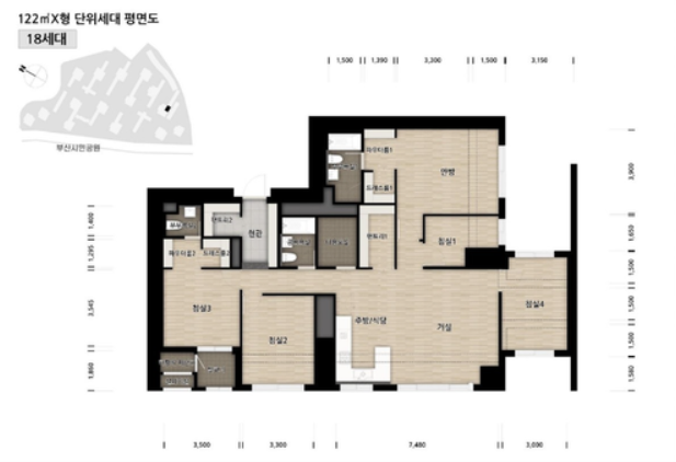 촉진3구역 평면도