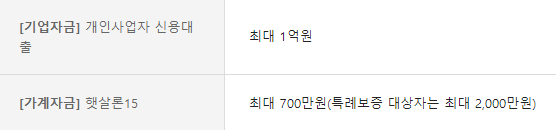 카카오뱅크 개인사업자 신용대출
