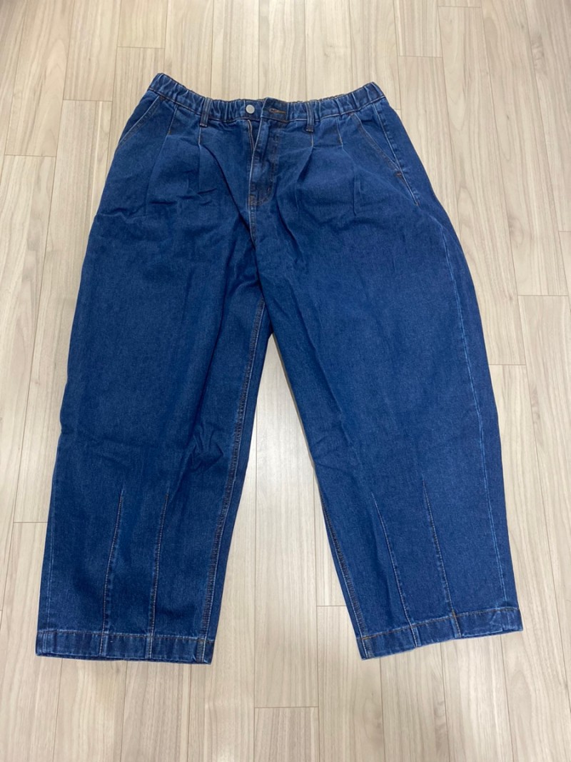 무신사스탠다드 무신사 데님 와이드 벌룬 팬츠 [미디엄 인디고] DENIM WIDE BALLOON PANTS [MEDIUM INDIGO]