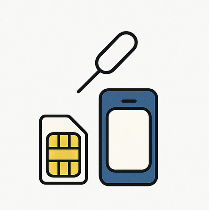 핸드폰 유심칩 그림