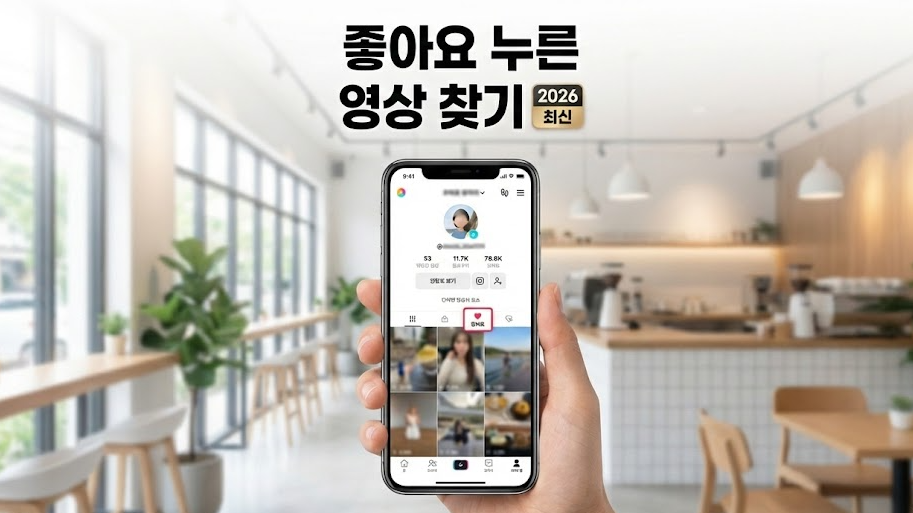 2026년 최신|틱톡 좋아요 누른 영상 확인하는 법: 내가 눌렀던 ‘하트’ 목록 10초 찾기