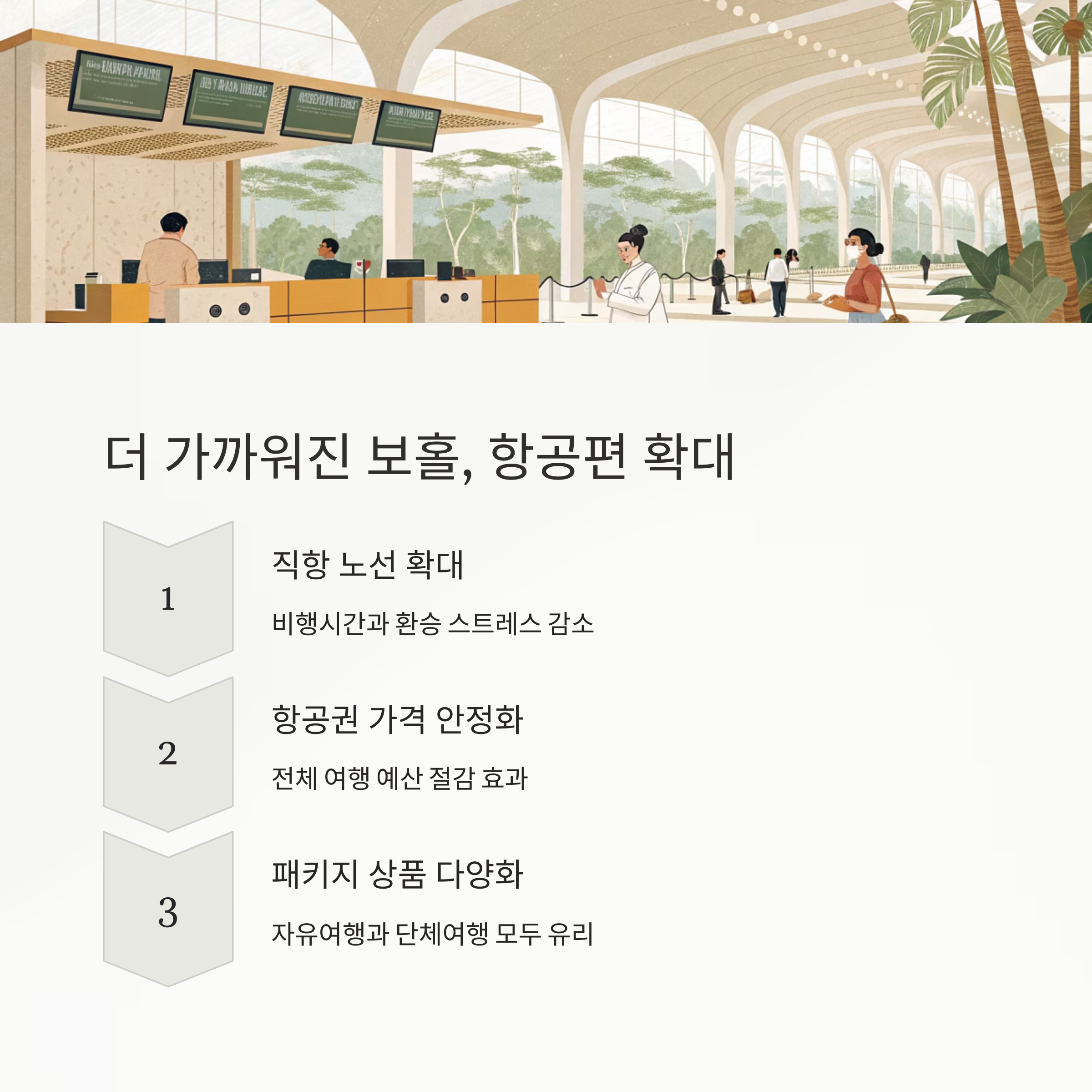 더 가까워진 보홀, 항공편 확대