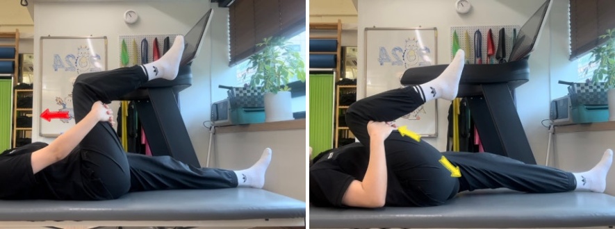 허벅지 뒤쪽 (햄스트링) 마사지