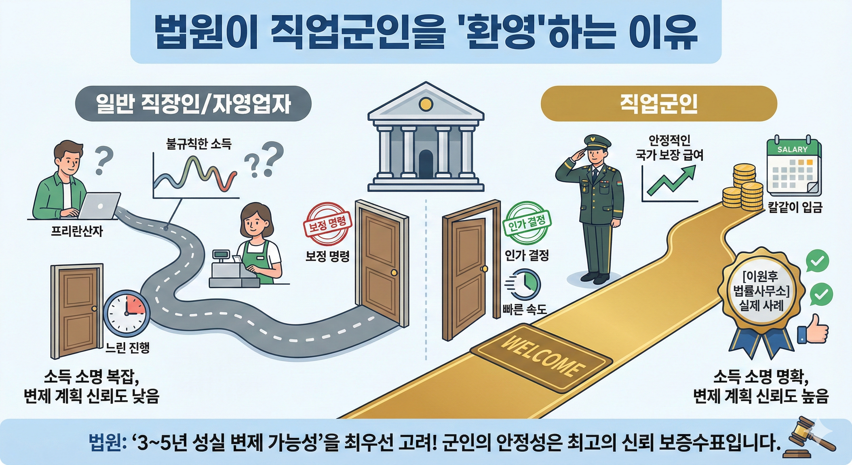 직업군인 개인회생, 징계먹고 강제전역?