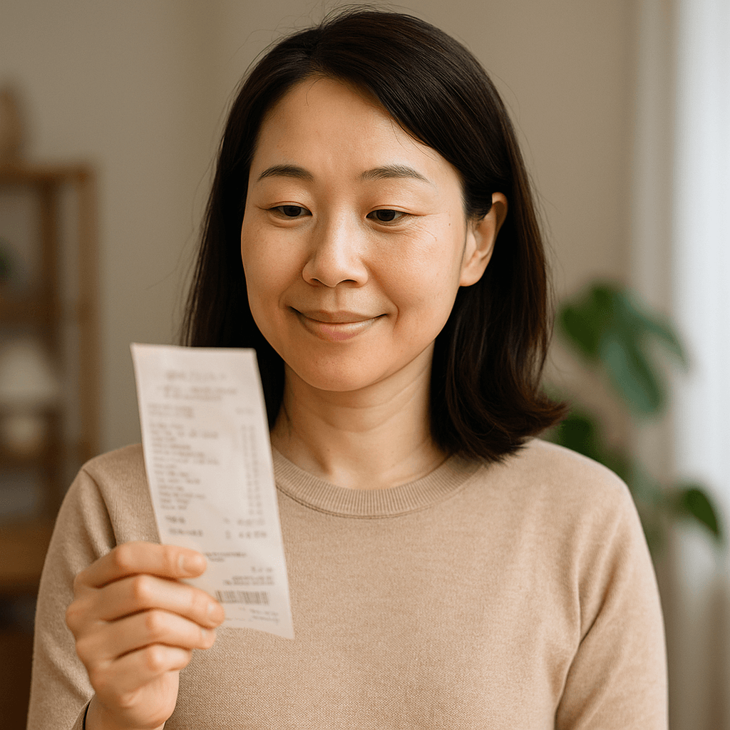 영수증 활용방법