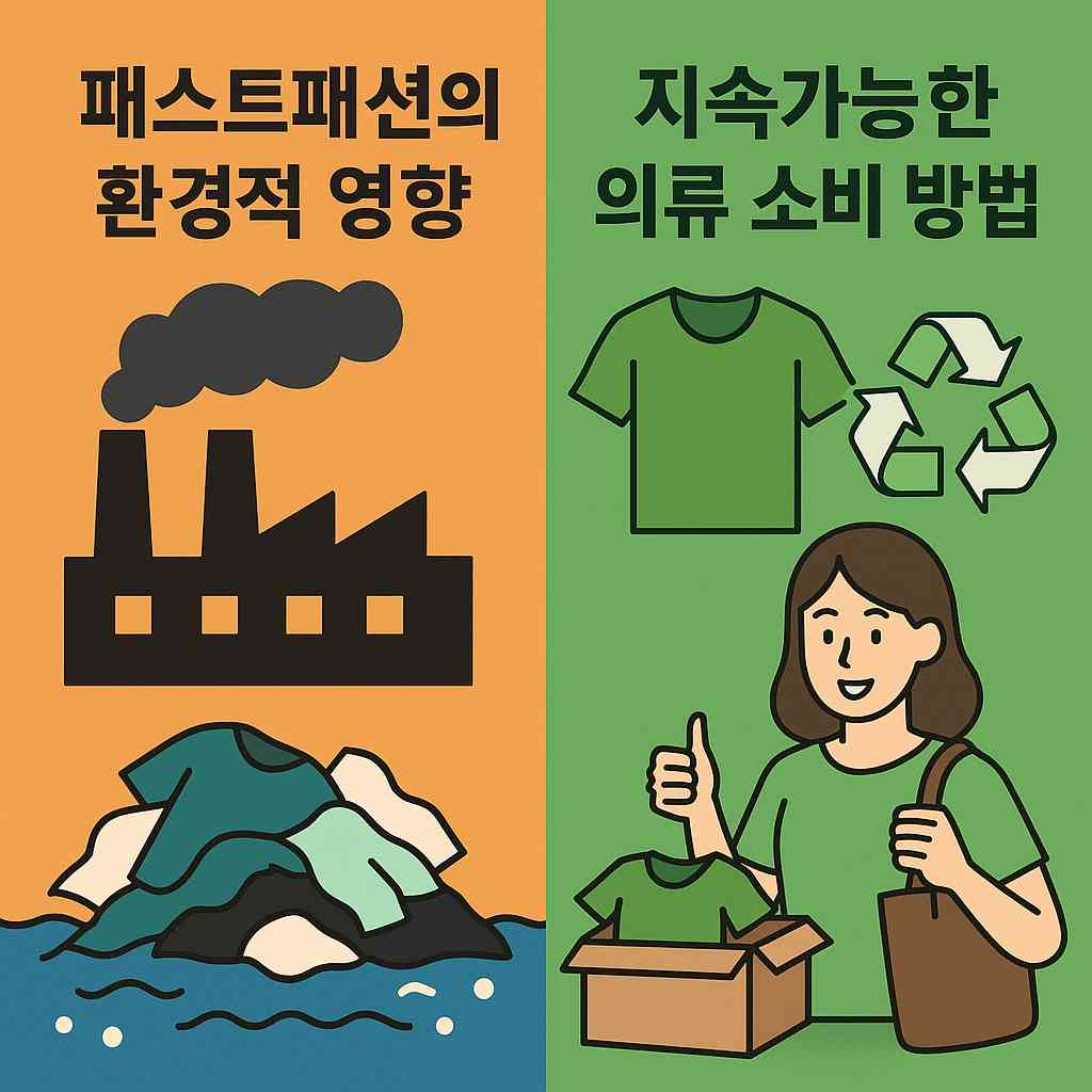 패스트패션의 환경적 영향과 지속가능한 의류 소비 방법