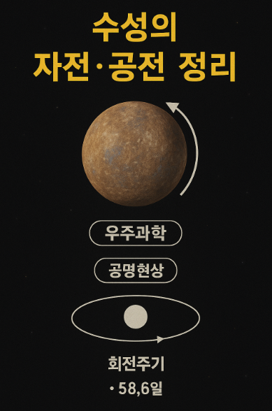 수성의 자전&middot;공전
