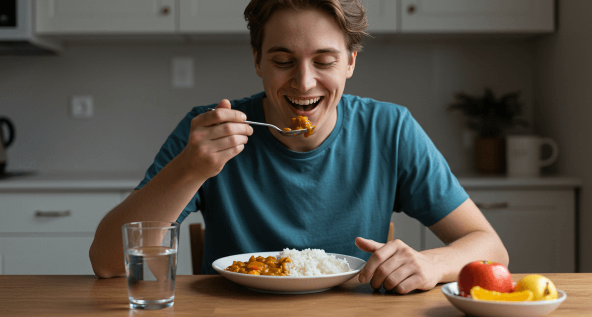 저녁식사는 카레