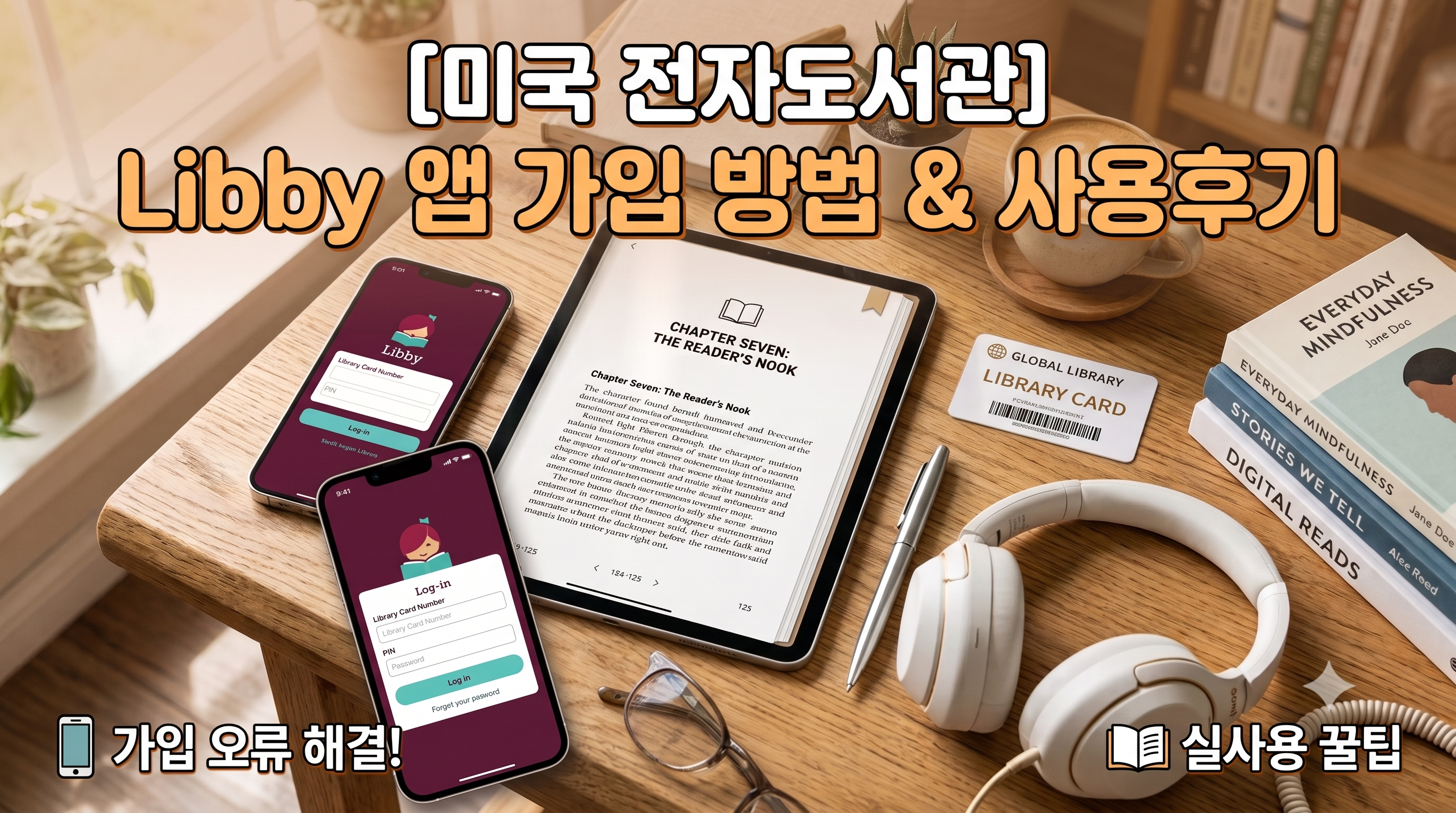 미국 전자도서관 Libby 앱 가입 방법 및 사용후기 썸네일 이미지