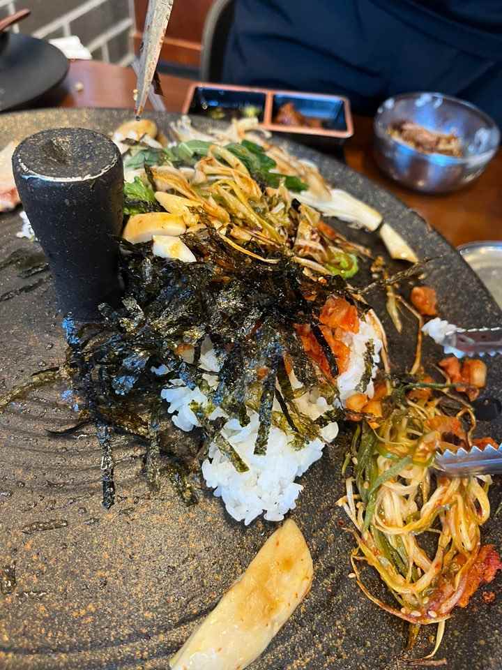 문지동 한양고깃집 볶음밥
